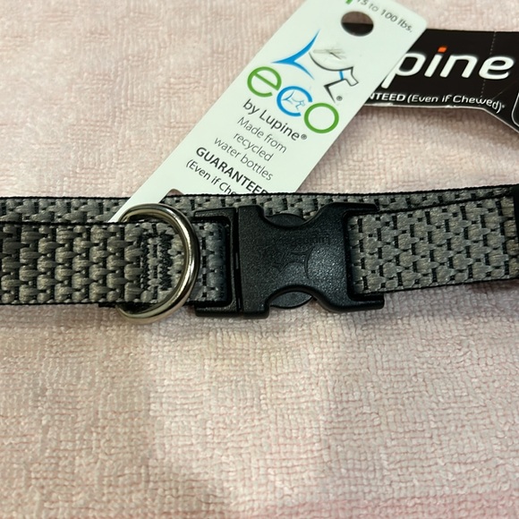 LupinePet Eco Dog Collar - 3/4” width collar fits dogs with necks from 9”-14”. - Picture 2 of 5